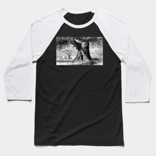 Tree house of monks and lone hermit. Baseball T-Shirt